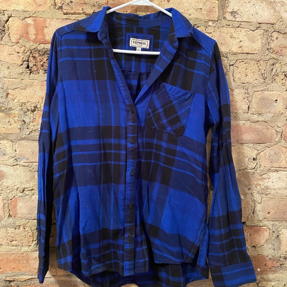 Blue and Black Flannel